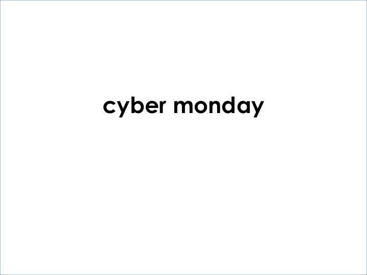 cyber monday