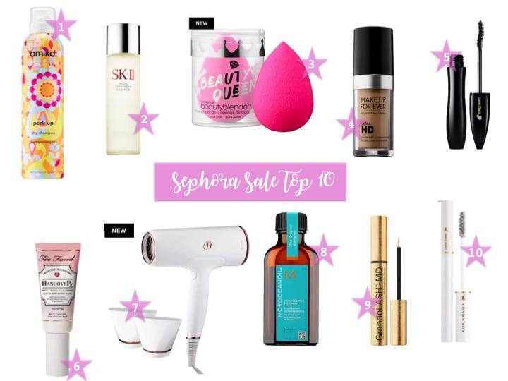 sephora beauty sale top 10 must haves