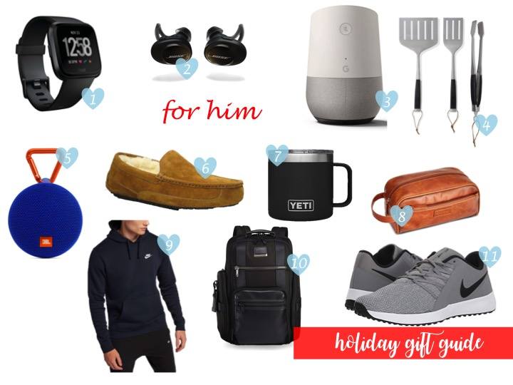 holiday shopping, gift guide for him